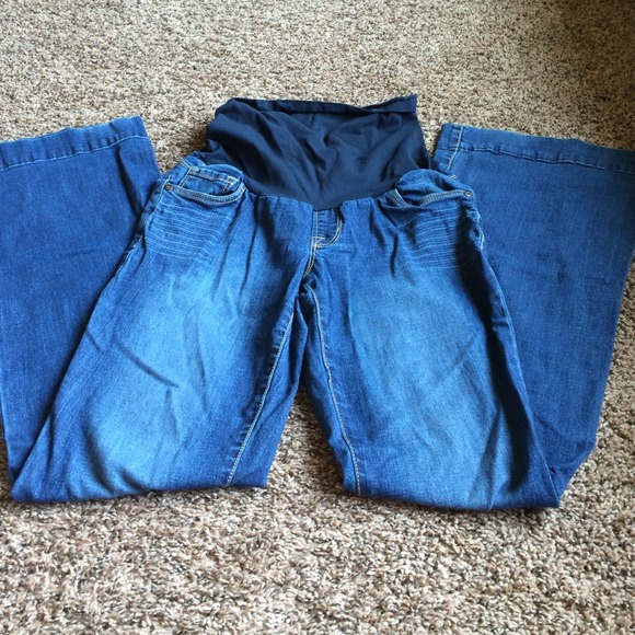 ❎Sold in bundle❎Full panel MATERNITY wide leg jean - Picture 1 of 2