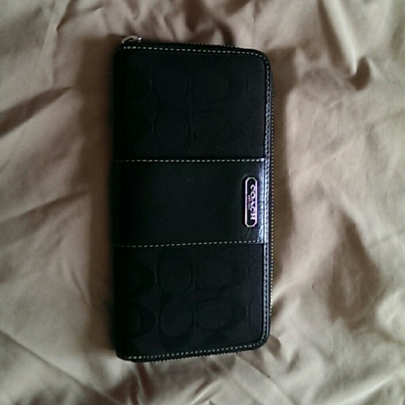Black Coach wallet
