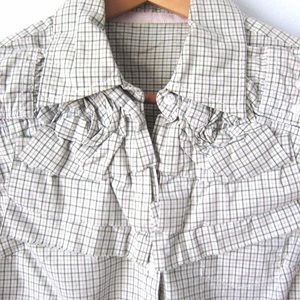 Independent Designer Tops - Upcycled Checked Button Down Shirt ♻️🇺🇸 Independent Designer Tops - Upcycled Checked Button Down Shirt ♻️🇺🇸