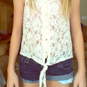 Lace tank