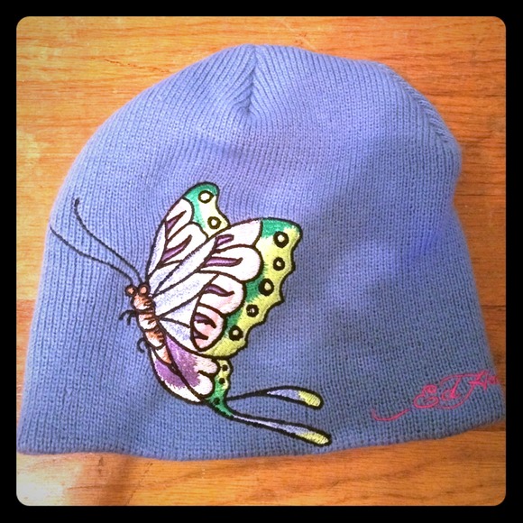 Ed Hardy Butterfly Winter Hat!