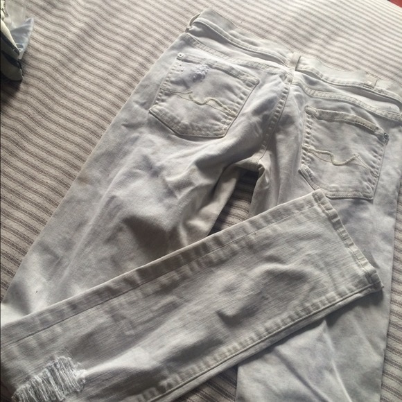 Off White Women's 7 Jeans Size 25 . - Picture 4 of 4