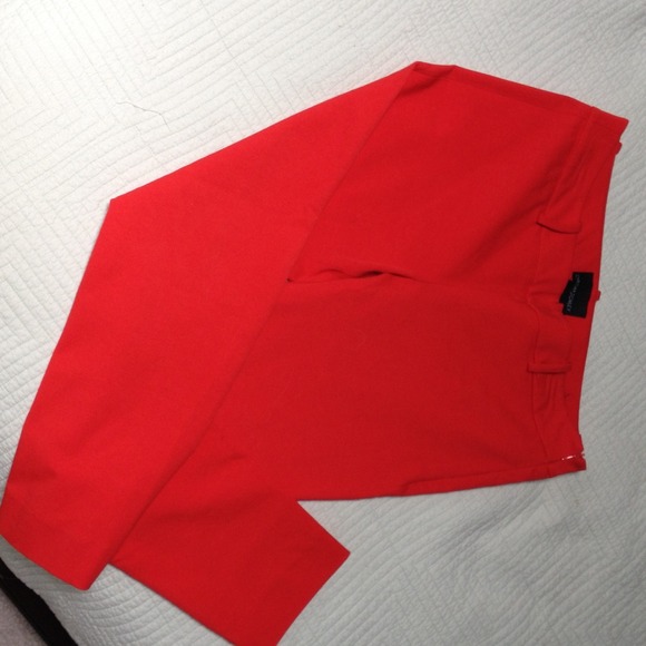 True Red Ankle Pants