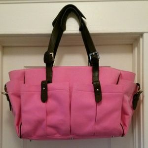 PUTU pink canvass  bag
