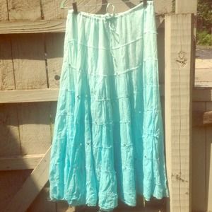 Breezy blue hombre skirt