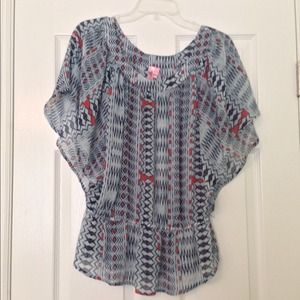 Tribal Print Top