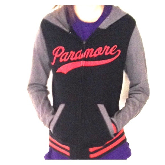 Rare Paramore Zip-Up Hooded Jacket