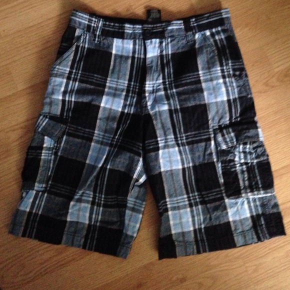 Plaid shorts