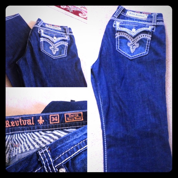 Rock revival women's jeans. Size 34/33