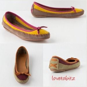 Anthropologie Moccasin Ballet Flats