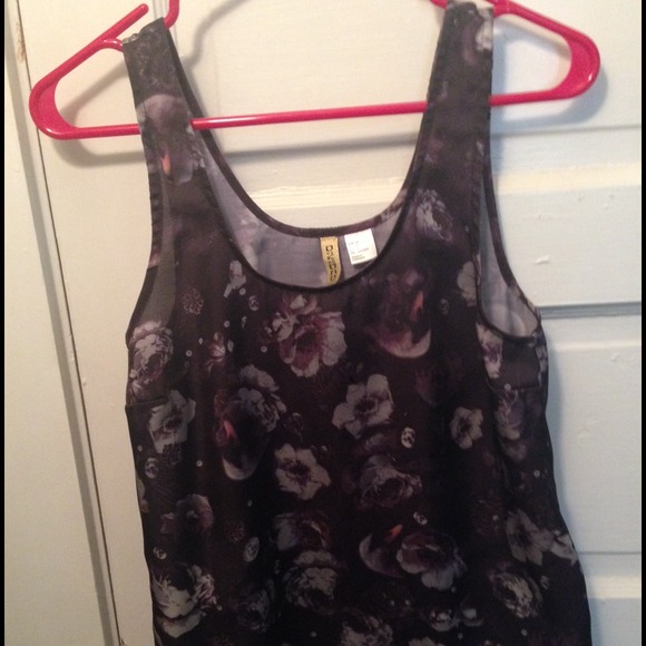 Black floral scoop neck too from H&M