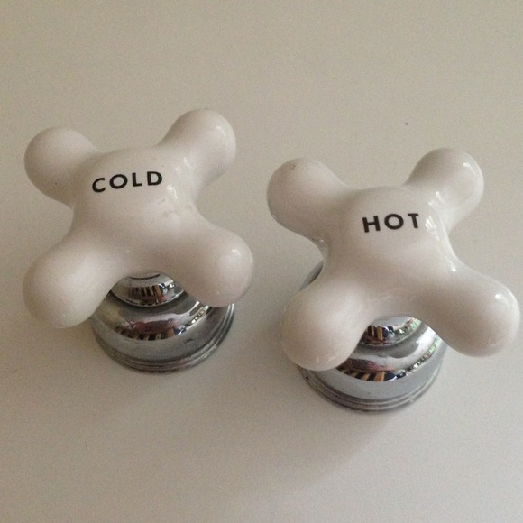 Vintage faucet handles