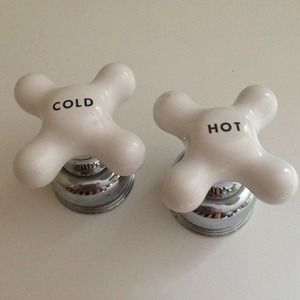 Vintage faucet handles