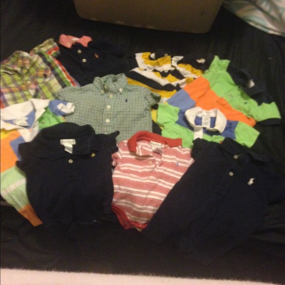 Baby boy polo lot (5) 3 months (5) 6 months