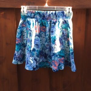Floral Mini Skirt
