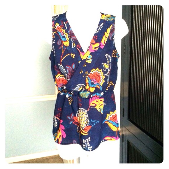 Tops - Bundled Navy Floral Top