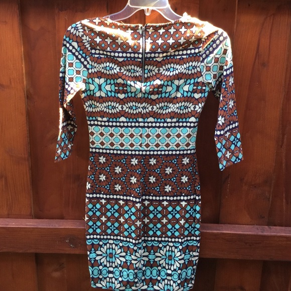 Printed Bodycon Dress - Picture 2 of 3