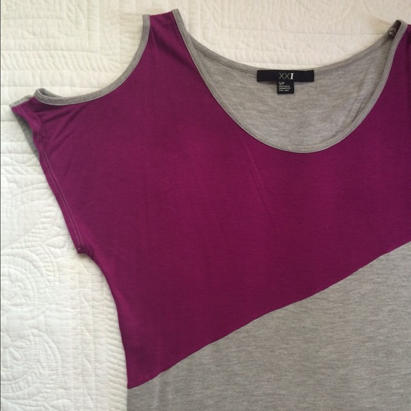 F21 colorblock shirt