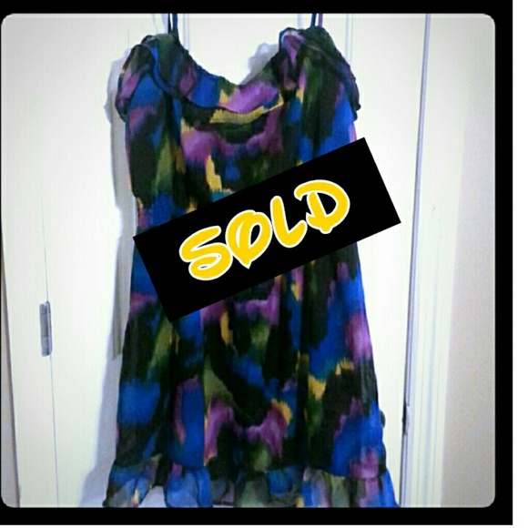 Charlotte Russe colorful dress