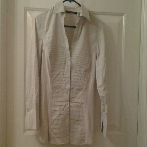 *DONATED* Cream tan shirt