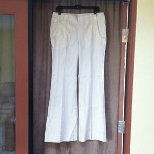 Banana Republic black pin striped pants