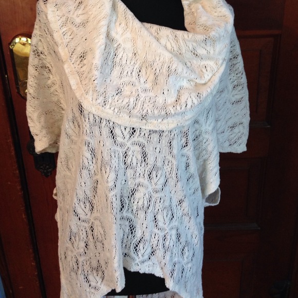 Crochet sweater, size small