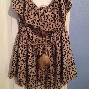 A silky dressy shirt from agaci.