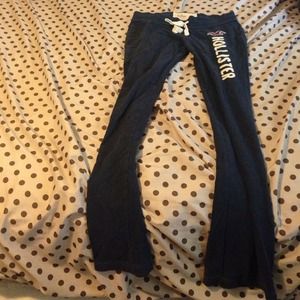 Blue hollister sweat pants