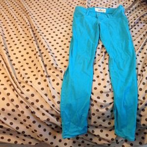 Blue hollister jeggings