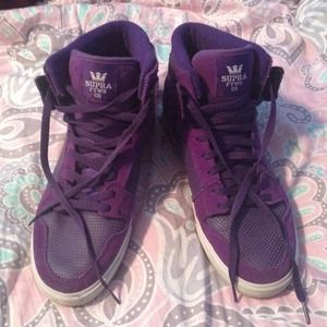 Purple SUPRAS Size 10 (men's size)