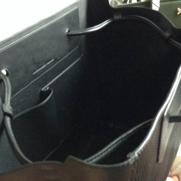 Alexander Wang - Black Draw String Tote - Picture 2 of 2