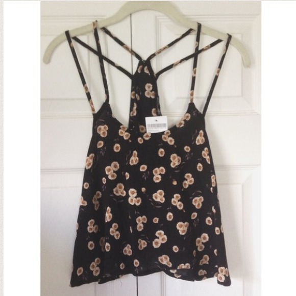 Brandy Melville Tops - SOLD ON INSTAGRAM brandy melville sunflower tank
