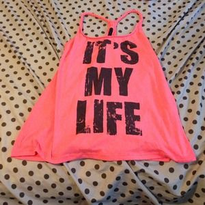 Pinkish orange shirt