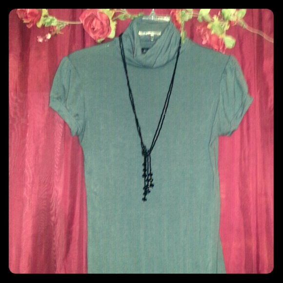 Blue-steel work/play/pin-up top