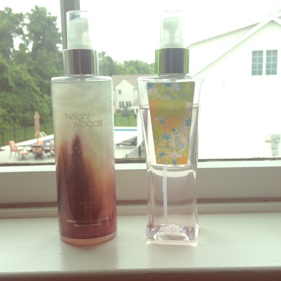 shimmer mist and fragrance mist