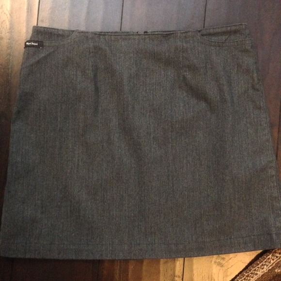 💚 Mavi  grey mini skirt sz S - Picture 1 of 3