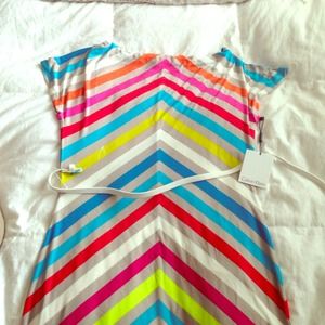 Calvin Klein multicolor dress with belt