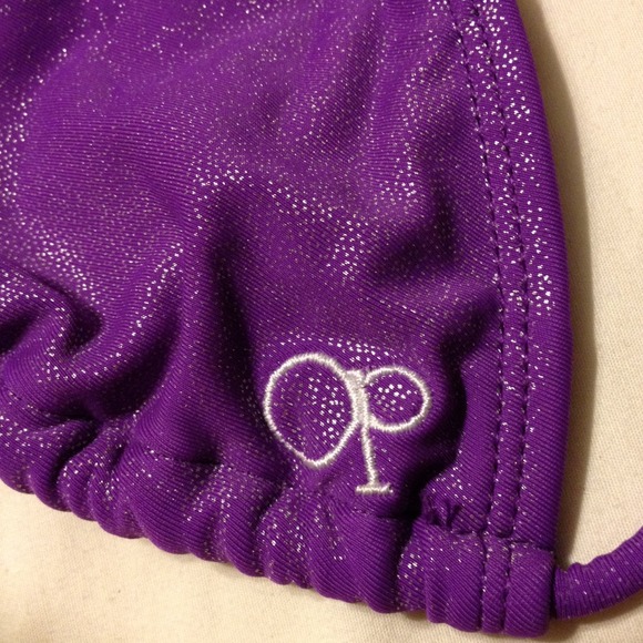 Adorable sparkly purple OP bikini! - Picture 2 of 2