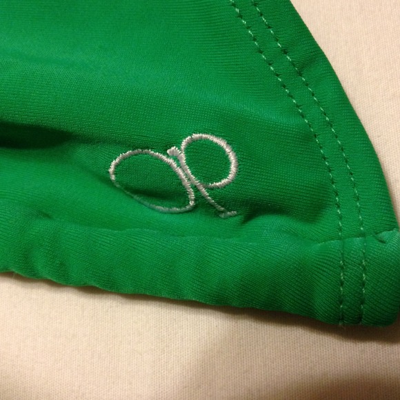 Adorable green OP bikini top! - Picture 2 of 2