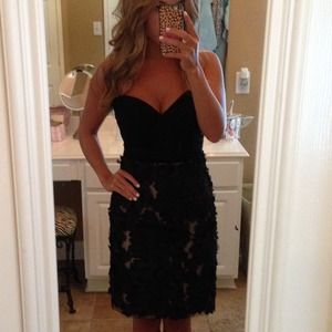 BCBG strapless dress Size 6