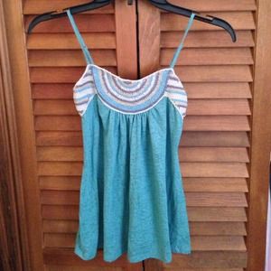 Blue tank top