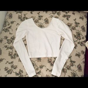 AA White Crop Top
