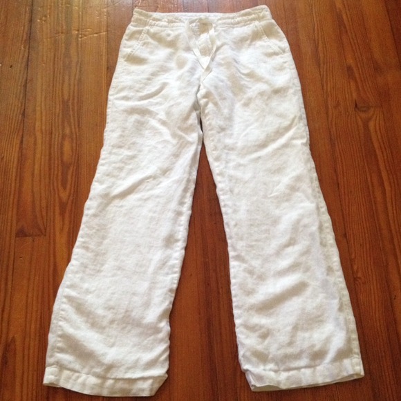 GAP Pants - GAP Drawstring Linen Pants