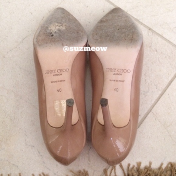 Jimmy Choo Nude Pumps - Picture 3 of 4