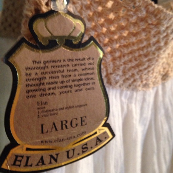 REDUCED $ Boho white skirt