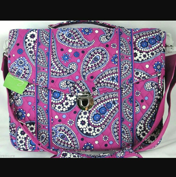 New with tag Vera Bradley Attache in Boysenberry