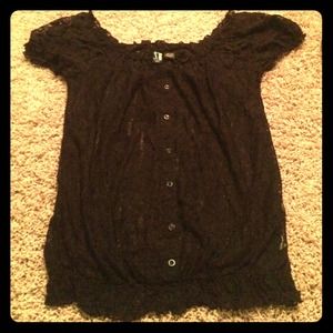 Shear black top.