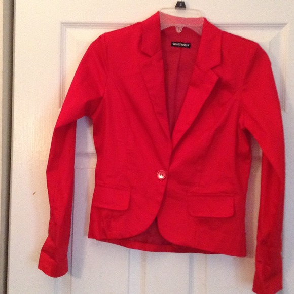 Red blazer