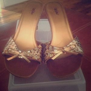 Target brand kitten heel sandal