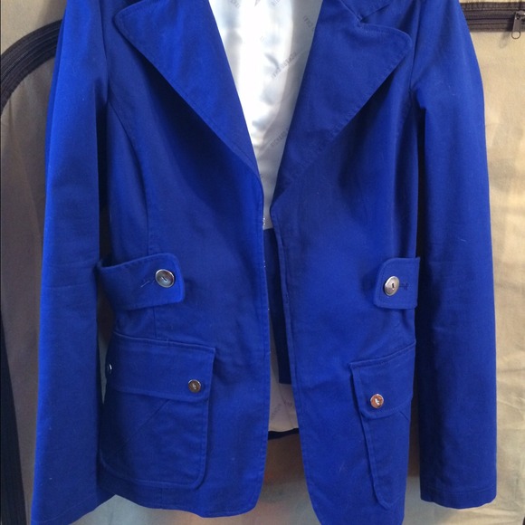 Richard Chai for Target Blue Blazer Size Medium - Picture 3 of 4